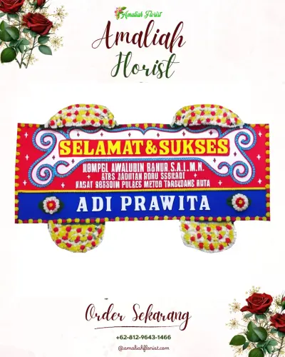 Karangan Bunga Ucapan Selamat di Sukajawa Baru