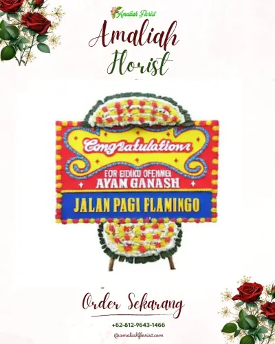 Bunga Papan Congratulation di Sukajawa Baru